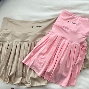 Set of Goldhinge tennis skirts size Large